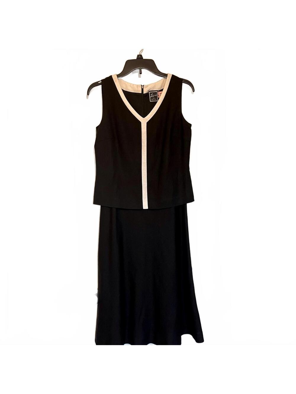 Vintage Black Dress Women’s Classic Little Black Dress Timeless Minimalist